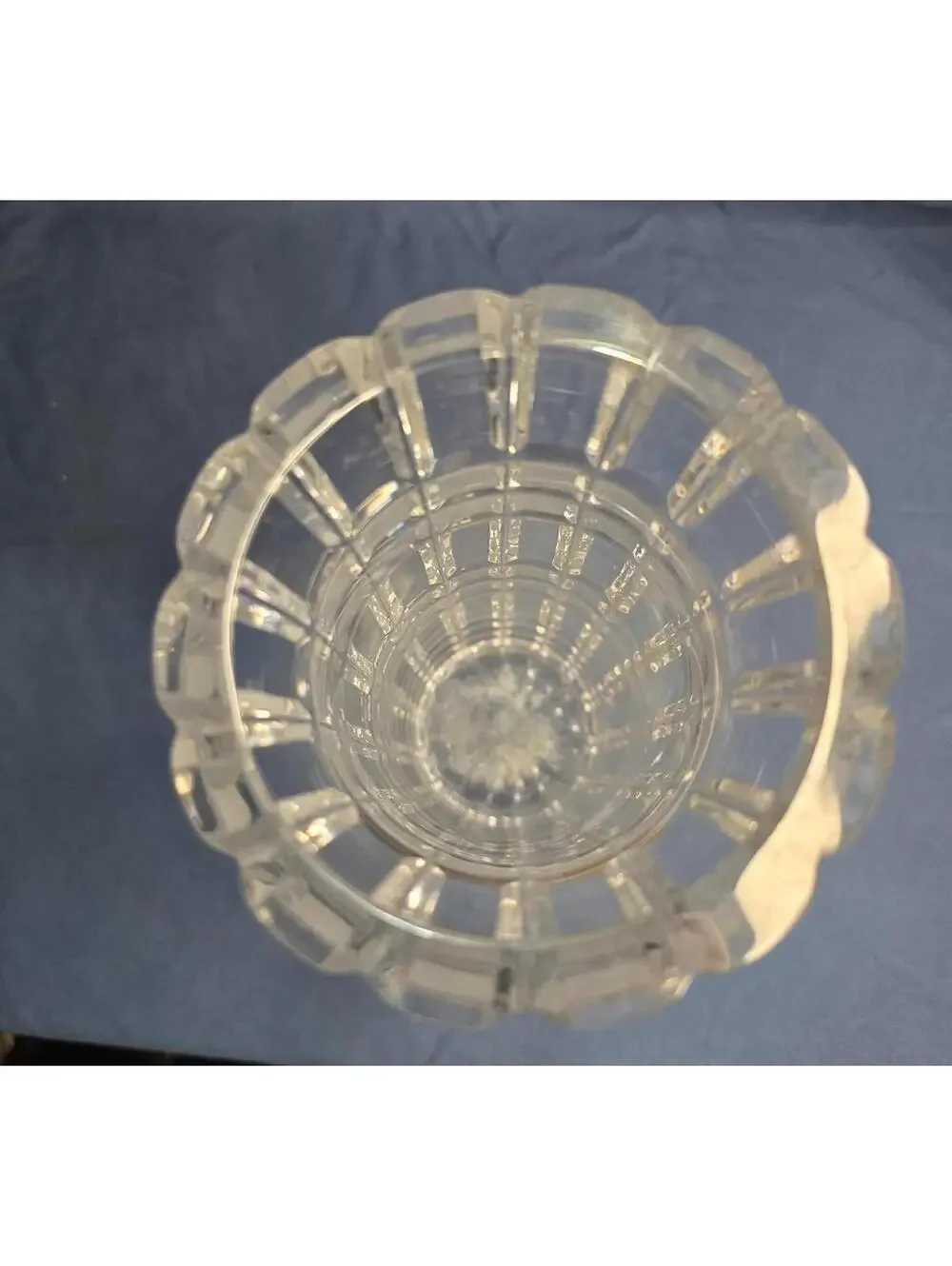 Vintage 24% Heavy Lead Crystal Vase Made in the U.S.S.R - 8 1/4